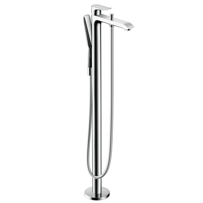 Змішувач підлоговий HANSGROHE METRIS S 31471000 з душовим гарнітуром. Купити в Дніпрі. Змішувачі. Змішувачі підлогові. Сантехніка. Купити в інтернет магазині Санстор. Дніпро.