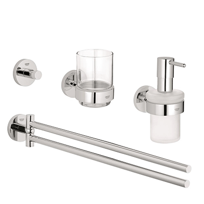 Набір аксесуарів GROHE ESSENTIALS 40846001. Купити в Дніпрі. Меблі. Набори аксесуарів. Сантехніка. Купити в інтернет магазині Санстор. Дніпро.