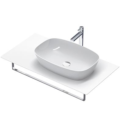 Стільниця CATALANO GREEN LUX 60 1PC10C5A00 100х54 отвір для змішувача праворуч. Купити в Дніпрі. Меблі. Стільниці. Сантехніка. Купити в інтернет магазині Санстор. Дніпро.