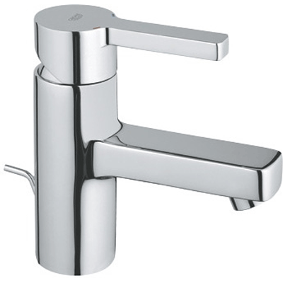 Змішувач для умивальника GROHE LINEARE 32115000 з донним клапаном. Купить в Днепре. Змішувачі. Змішувачі до умивальників. Сантехніка. Купить в интернет магазине сантехники Санстор. Днепр.