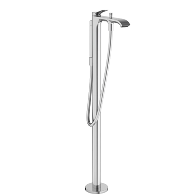 Змішувач підлоговий HANSGROHE VIVENIS 75445000 з душовим гарнітуром хром. Купити в Дніпрі. Змішувачі. Змішувачі підлогові. Сантехніка. Купити в інтернет магазині Санстор. Дніпро.