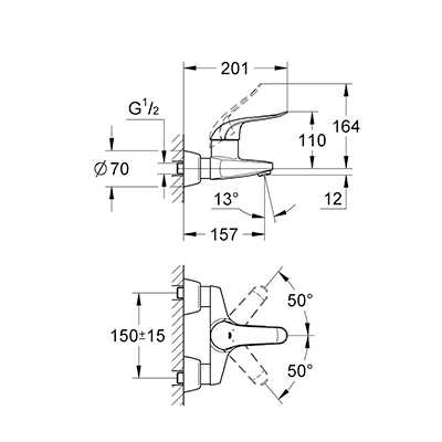 Змішувач для ванни GROHE EUROECO SPECIAL 32776000. Купить в Днепре. Змішувачі. Змішувачі до ванн. Сантехніка. Купить в интернет магазине сантехники Санстор. Днепр.