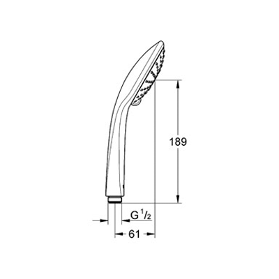 Душова лійка GROHE EUPHORIA 110 DUO 27220000 2 режима. Купить в Днепре. Душові системи. Душові лійки. Сантехніка. Купить в интернет магазине сантехники Санстор. Днепр.