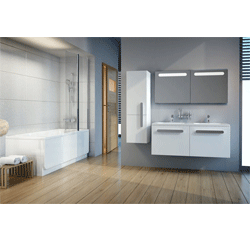 Пенал RAVAK CHROME SB-350 L X000000542 35х120х37 лівий білий. Купить в Днепре. Меблі. Пенали. Сантехніка. Купить в интернет магазине сантехники Санстор. Днепр.