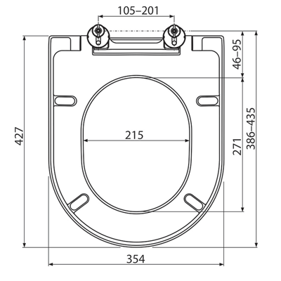 Сидіння для унітазу RAVAK CHROME 02A X01549 Soft-Close. Купить в Днепре. Унітази. Сидіння до унітазів. Сантехніка. Купить в интернет магазине сантехники Санстор. Днепр.