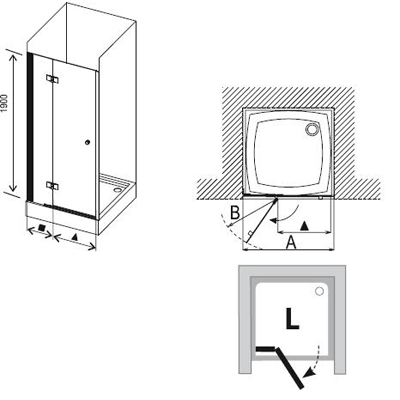 Душові двері RAVAK SMARTLINE SMSD2-100 A R Transparent хром 0SPAAA00Z1. Купить в Днепре. Душові кабіни. Душові двері. Сантехніка. Купить в интернет магазине сантехники Санстор. Днепр.